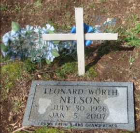 Headstone for L.W. Nelson